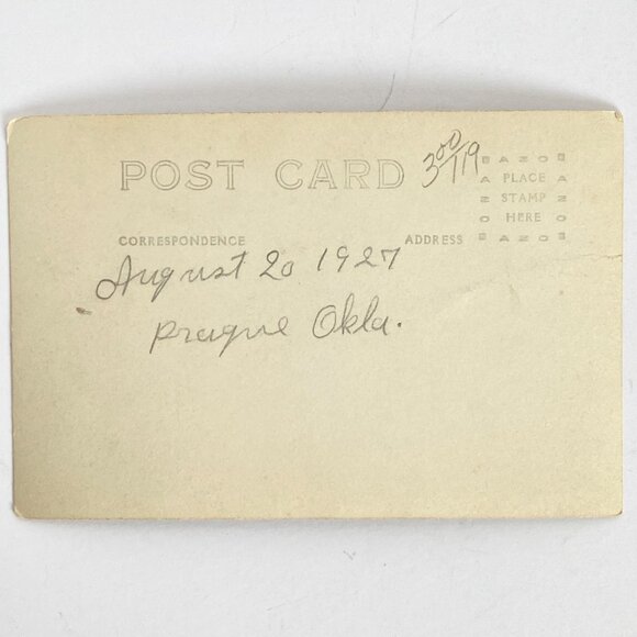 RPPC 1920s Sisters American Gothic Stoic OK Gel Silver AZO Divided Back Postcard - Picture 3 of 3